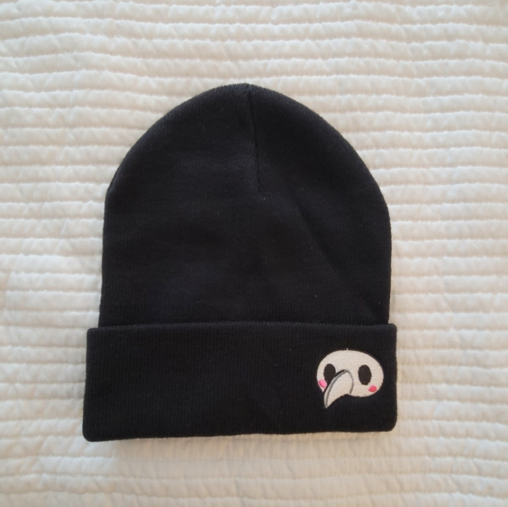 Black Classic Style Beanie Hat Unisex